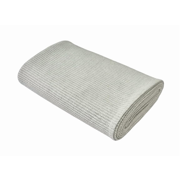Go Green Organics Gots Certified Waffle Bath Towel 600 Gsm | Super Absorbant & Quick Dry, No Softeners, Environment Friendly Bath Towel (Grey Melange)