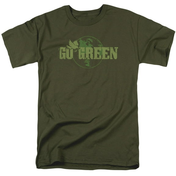 - Go Green - Short Sleeve Shirt - Medium