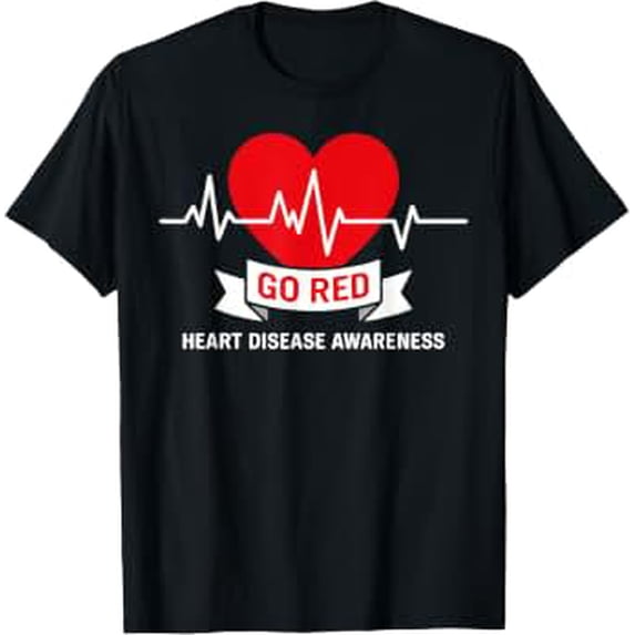 Go Heart Disease Awareness Survivor Month Support Classic Theme ...