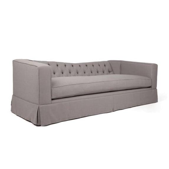 Go Home U02201801 31 x 38 x 96 in. Kelly Sofa Boucle Rust without Nailheads - Large