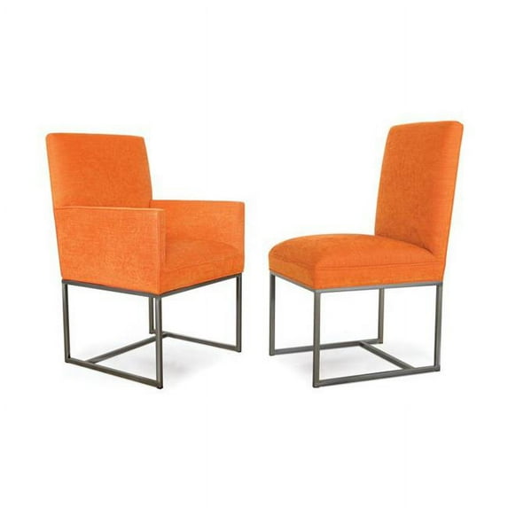 Go Home U02505801 39 x 23 x 19 in. Melrose Armless Dining Chair Loft Burlap No Nailheads