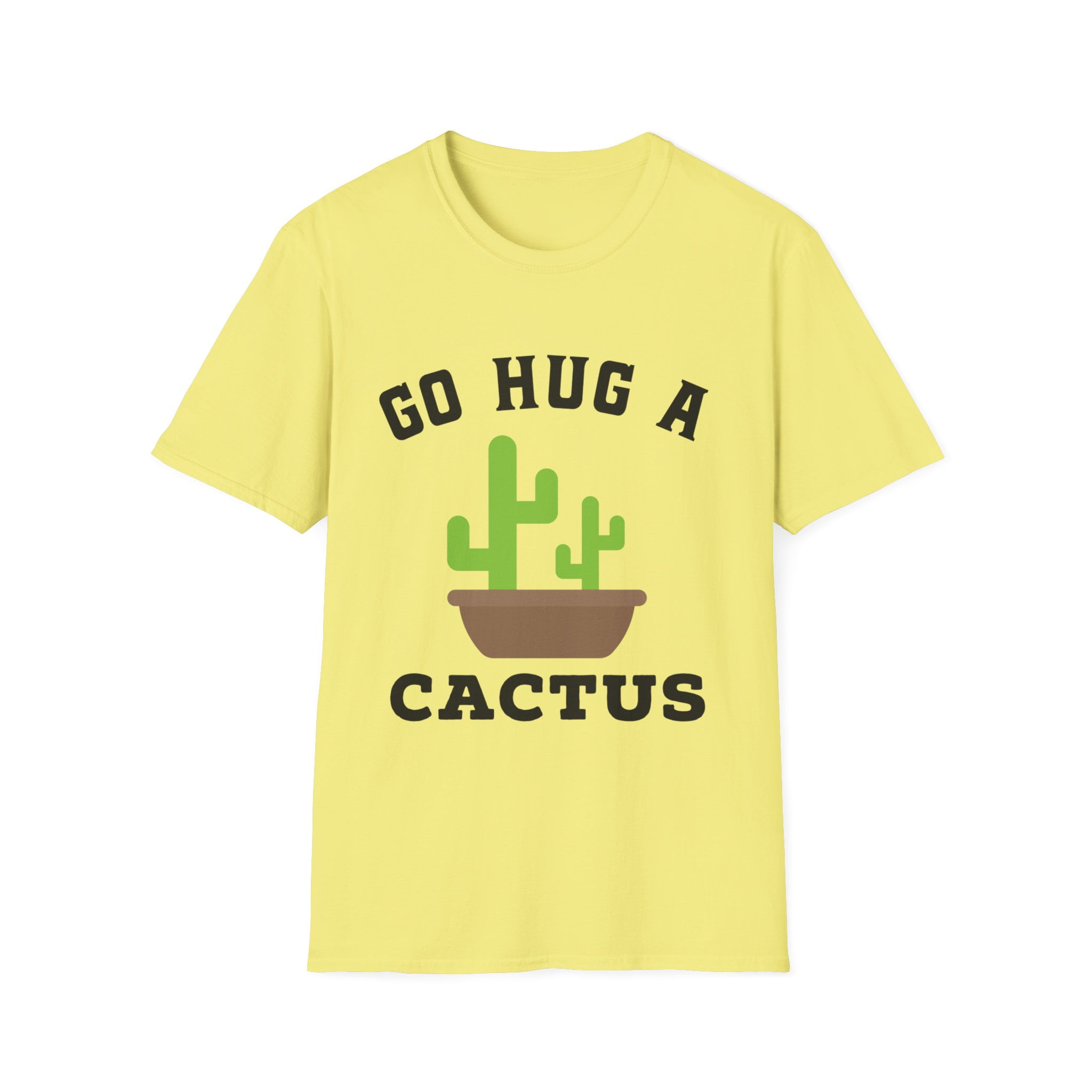 Go Hug A Cactus | Cactus Clothing | Succulent | Plant | Gardening | Garden  Unisex Softstyle T-Shirt - Walmart.com