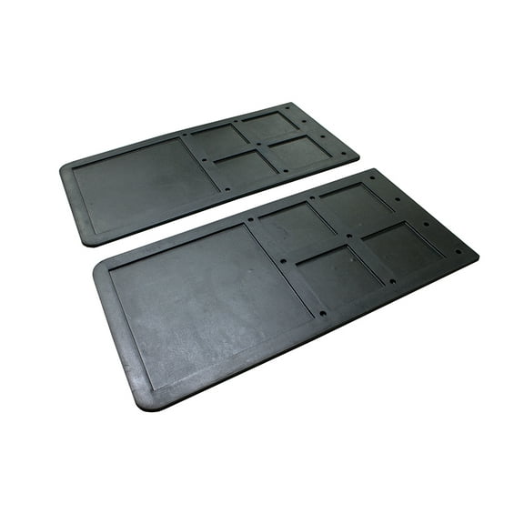 Go Industries 723 Single Wheel Black Mud Flaps Fits All Chevy/GMC/Ram Trucks