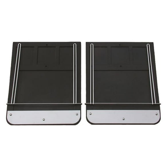 Go Industries  Dually Classic Mud Flap Set with Brackets, Weights & Anit-sails for 1973-1998 Ford F250-F350