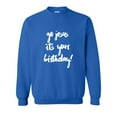 thumbnail image 1 of Go Jesus It's Your Birthday Crewneck Sweatshirt, 1 of 1