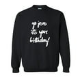 thumbnail image 1 of Go Jesus It's Your Birthday Crewneck Sweatshirt, 1 of 1