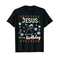 thumbnail image 1 of Go Jesus Its Your Birthday Dancing Xmas Christmas T-Shirt, 1 of 5