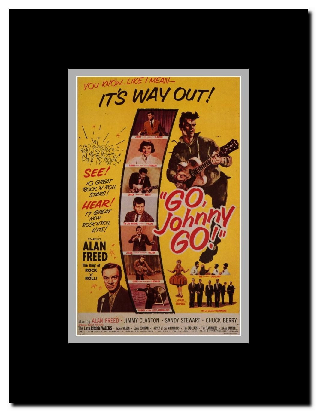Go Johnny Go! Framed Movie Poster