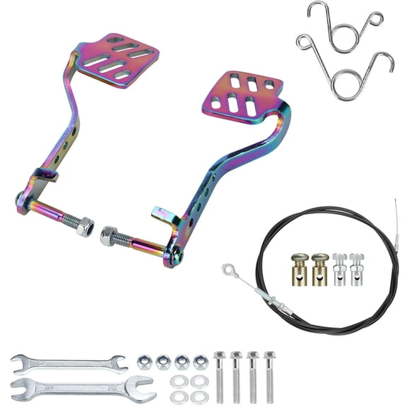 Go Kart Brake and Throttle Pedals with 71 Inch Cable Kit Works with Predator Road Rocket Azusa and More Unisex Design for Teenagers