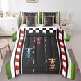 thumbnail image 1 of Go Kart Comforter Set 7 Piece Bed in a Bag Twin,Karting Race Cars Bedding Sets Drift Kart Competitive Game Sheet Set with Comforter,Extreme Sport Room Decor, 1 of 4