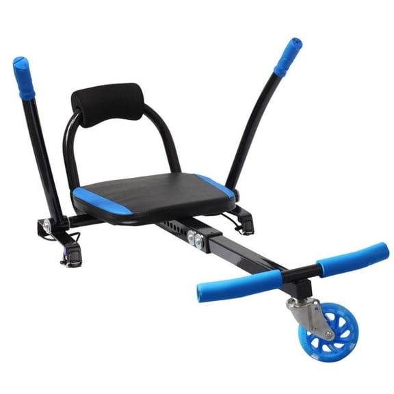 Go Kart Conversion Kit for Hoverboards -Hoverkart for Self Balancing Scooter - Compatible with most 6.5" Hoverboards (Blue)