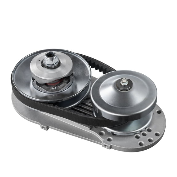 Go Kart Drive Clutch Kit 2000 RPM, 30 Series Clutch Replacement - 2-8 HP Engine, 1"/5/8" Bore, Durable Steel & Rubber Belt