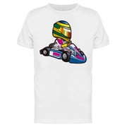 Go Kart Karting Racer Design T-Shirt Men -Image by Shutterstock, Male Large