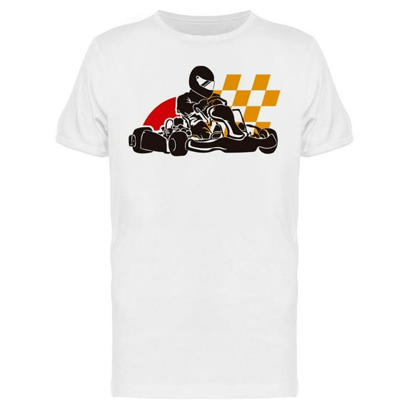 Go Kart Logo T-Shirt Men -Image by Shutterstock, Male Large