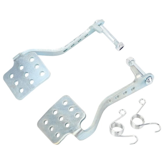 Go Kart Pedal Kit Anti Slip Brake Throttle with Return Springs For 212cc 196cc 6.5hp 5.5hp Road Rocket Accessories
