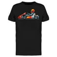 thumbnail image 1 of Go-Kart Racer Side T-Shirt Men -Image by Shutterstock, Male XX-Large, 1 of 2