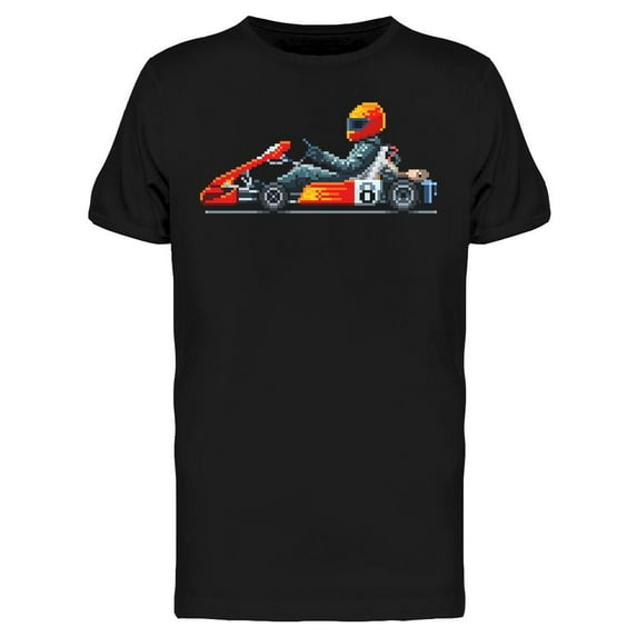 Go-Kart Racer Side T-Shirt Men -Image by Shutterstock, Male XX-Large
