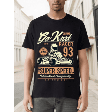 Go Kart Racer Super Speed T-Shirt Men's T Shirt Dads T-Shirts