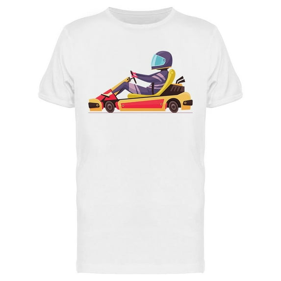 Go Kart Sport T-Shirt Men -Image by Shutterstock, Male Large