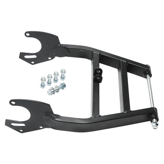 Go Kart Swing Arm, 400mm Rear Fork Suspension Control Arm, Swingarm Spools for 30" Rear Differential Axle, Go Kart ATV UTV Quad 4 Wheelers Buggy