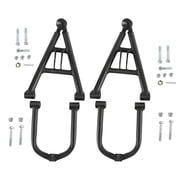 Go Kart Upper Lower Swing Arm 300mm 12 Inch Front Axle Suspension Shock Short Swingarm Assembly Control Arms for DIY Modification ATV UTV Beach Cart Quad Buggy Mobility Bull Taotao