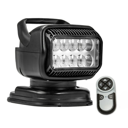 8" Black LED Functional Golight Radioray GT Series with Handheld remote Magnetic Shoemount
