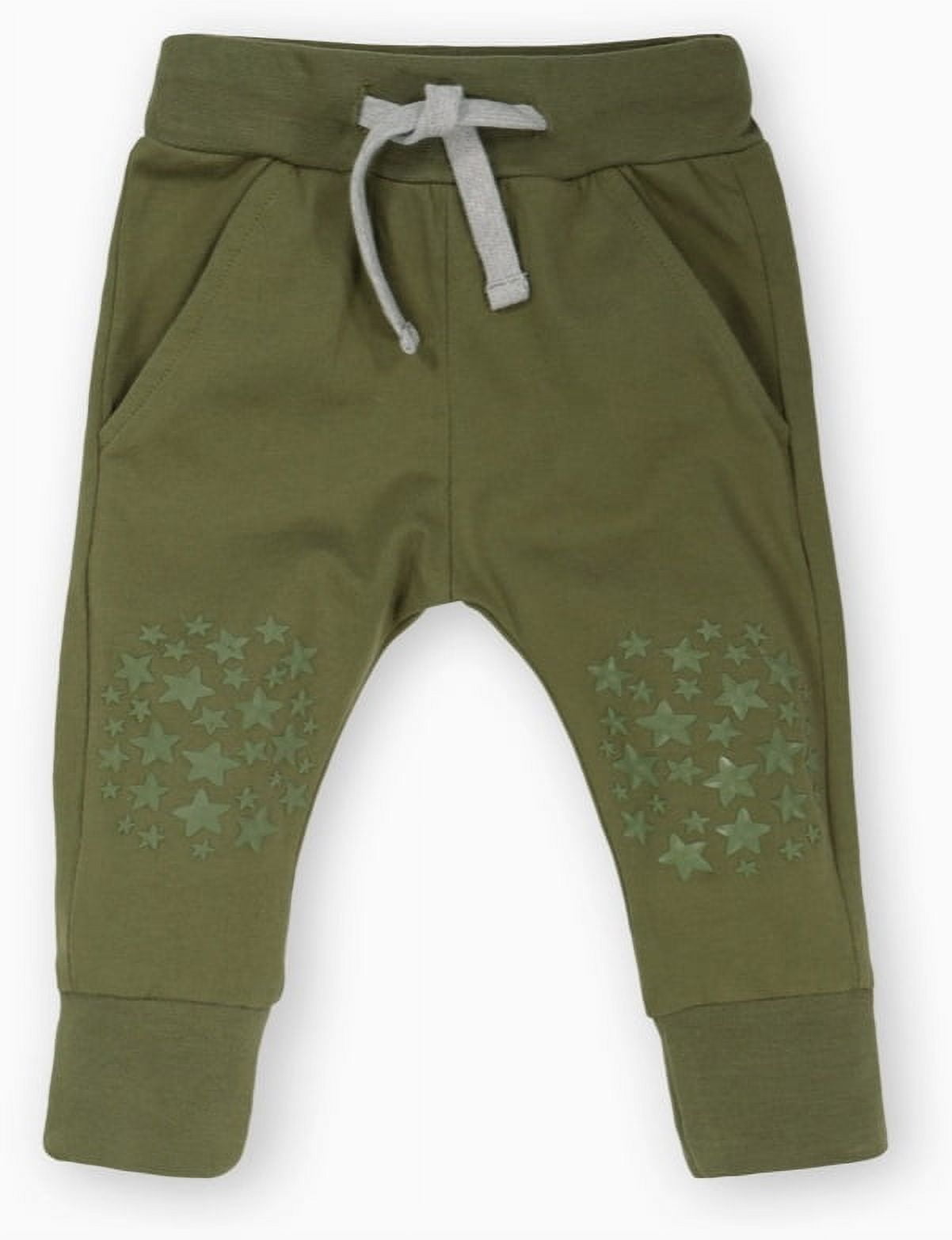 Go Little One Go - Jogger pants - Unisex (6-12 Mo) (Olive green)