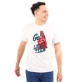 thumbnail image 1 of Go Local Sport Team Number 1 Fan Sign Plus Size Crewneck Graphic Tee Shirt Brisco Brands 2X, 1 of 5