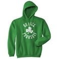 thumbnail image 1 of Go Luck Yourself Hoodie Funny St Patricks Day Parade Offensive Saying Graphic Novelty Shirt, 1 of 6