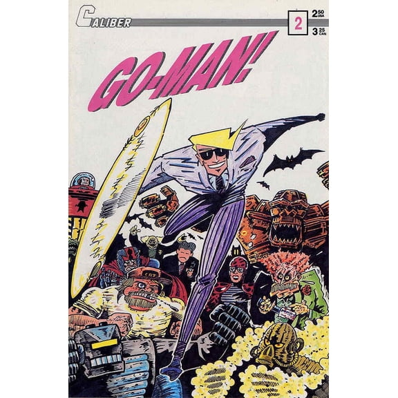 Go-Man! #2 VF ; Caliber Comic Book