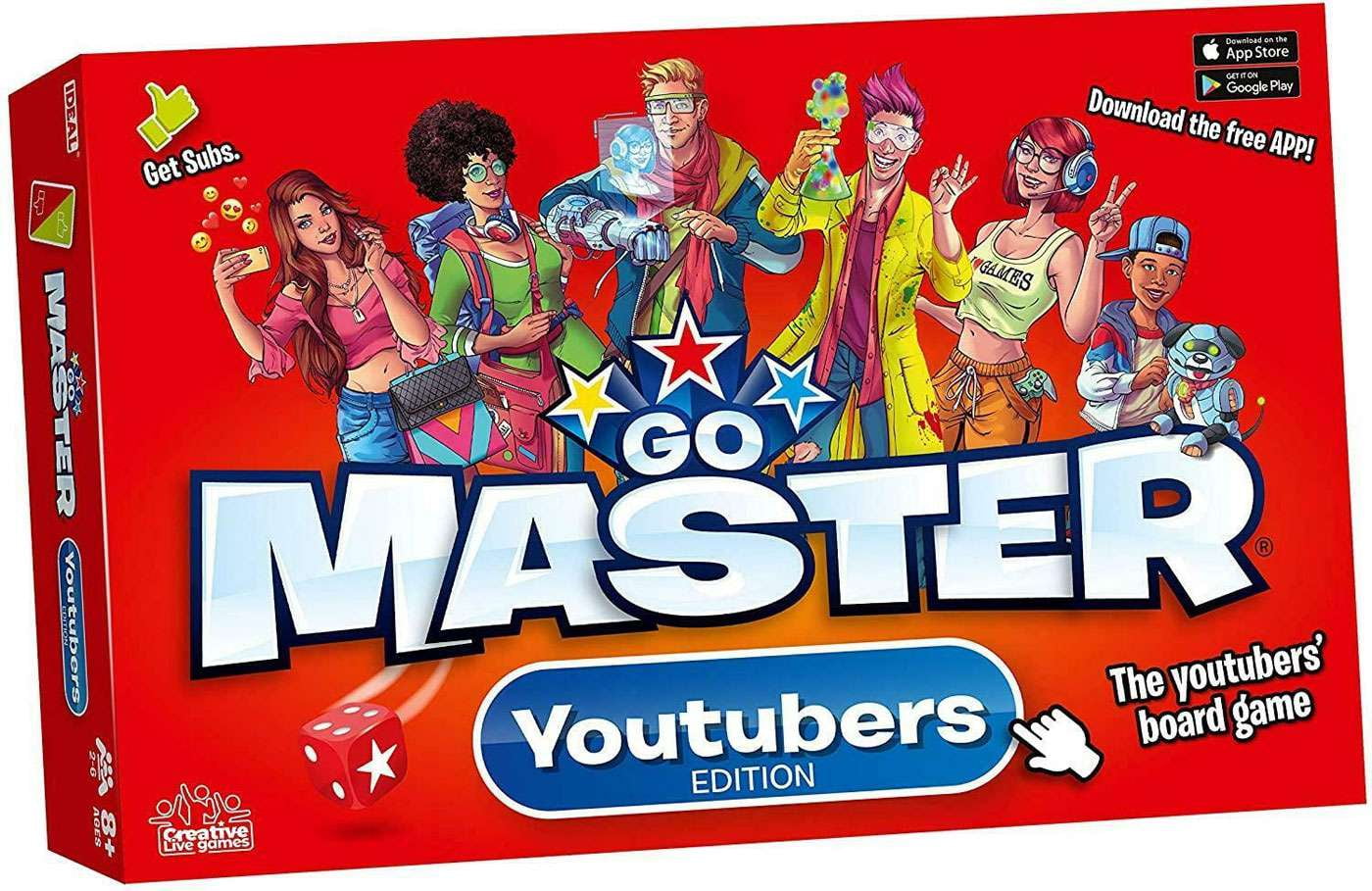Go Master rs Edition Board Game Become a Social Influencer 2 Players