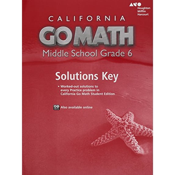 Pre-Owned Go Math! California, Grade 6 Paperback
