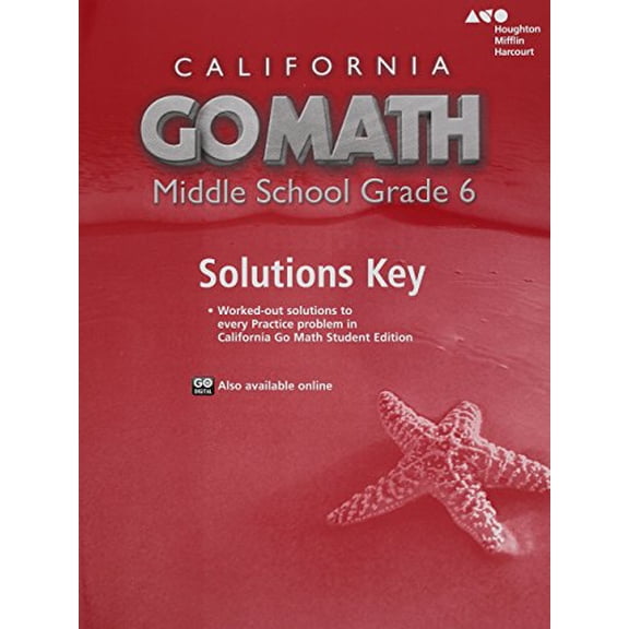 Pre-Owned Go Math! California, Grade 6 Paperback