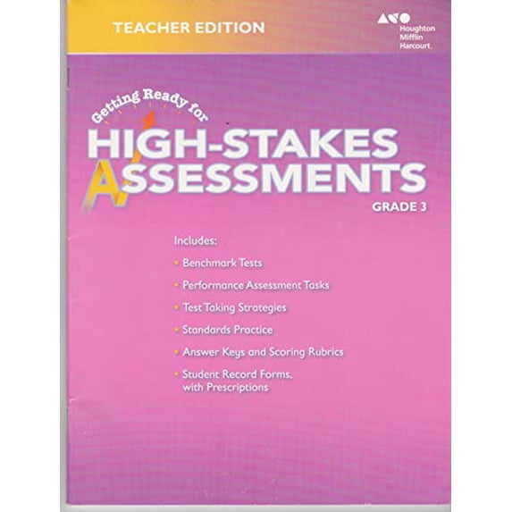 Pre-Owned Go Math!, Grade 3: High Stakes Test Prep, Teacher Edition Paperback
