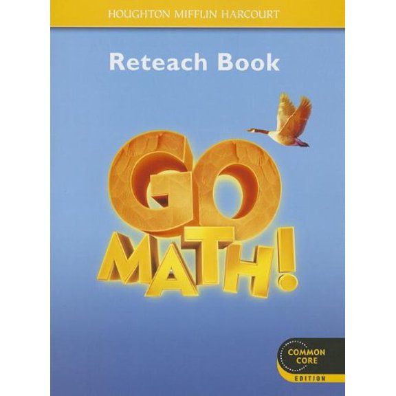 Pre-Owned Reteach Workbook Student Edition Grade 4 (Go Math!) Paperback