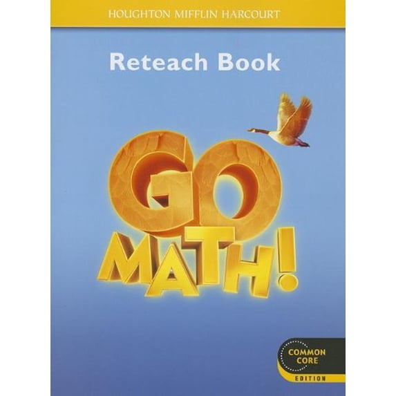 Pre-Owned Reteach Workbook Student Edition Grade 4 (Go Math!) Paperback