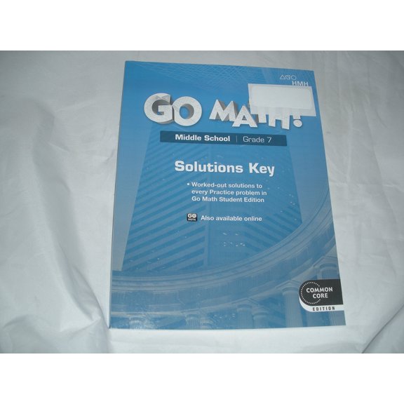 Go Math!, Go Math! Solutions Key Grade 7