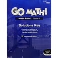 thumbnail image 1 of Go Math! Solutions Key Grade 8, 1 of 1
