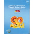 thumbnail image 1 of Pre-Owned Go Math!: Strategic Intervention Teacher Guide, Grade 4 Paperback, 1 of 1