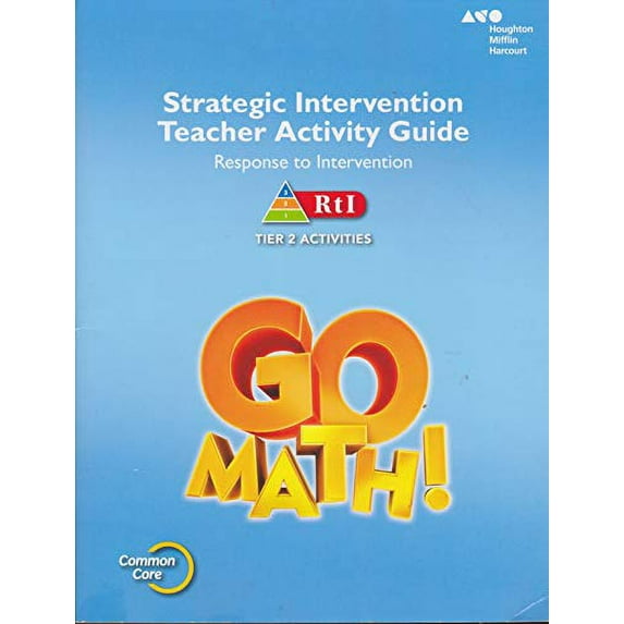 Pre-Owned Go Math!: Strategic Intervention Teacher Guide, Grade 4 Paperback