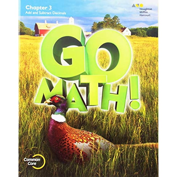 Pre-Owned Go Math!: Student Edition Chapter 3 Grade 5 2015 (Paperback) by Houghton Mifflin Harcourt (Prepared for publication by)