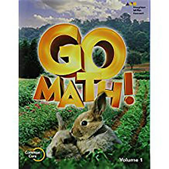 Go Math! Student Edition Volume 1 Grade K 2015, (Paperback)