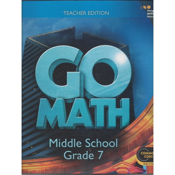 Pre-Owned Go Math! Teacher Edition Grade 7 Hardcover