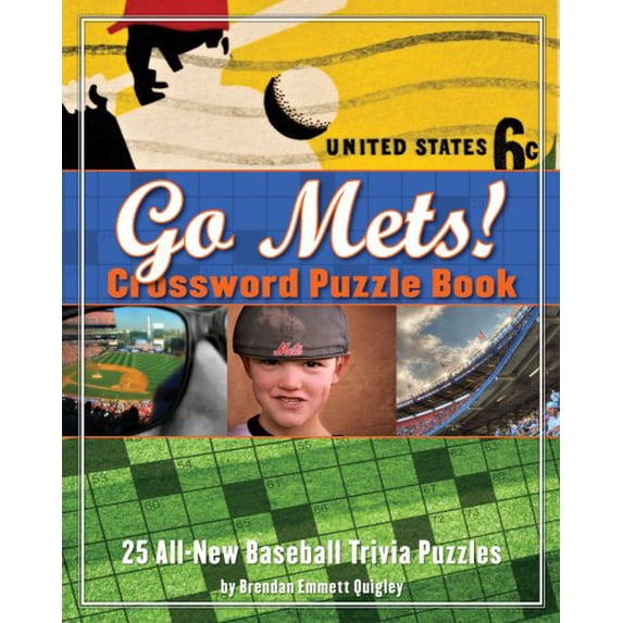 Pre-Owned Go Mets! Crossword Puzzle Book (Cider Mill Crosswords): 25 All-New Baseball Trivia Puzzles Paperback - USED