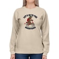 thumbnail image 1 of Go Mountains Bear On Bike Sweatshirt Women -Image by Shutterstock, Female 3X-Large, 1 of 4
