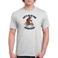 thumbnail image 1 of Go Mountains Bear On Bike T-Shirt Men -Image by Shutterstock, Male 3X-Large, 1 of 4