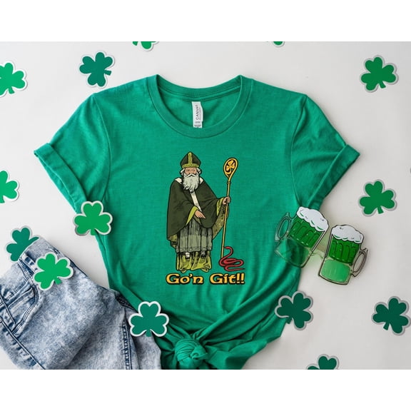 Go'N Git St Patrick T-Shirt, St Patricks Day Shirt, Shamrock Shirt, St Patty Party Tee, Luck Of The Irish Shirt Tshirt All Size S-5XL