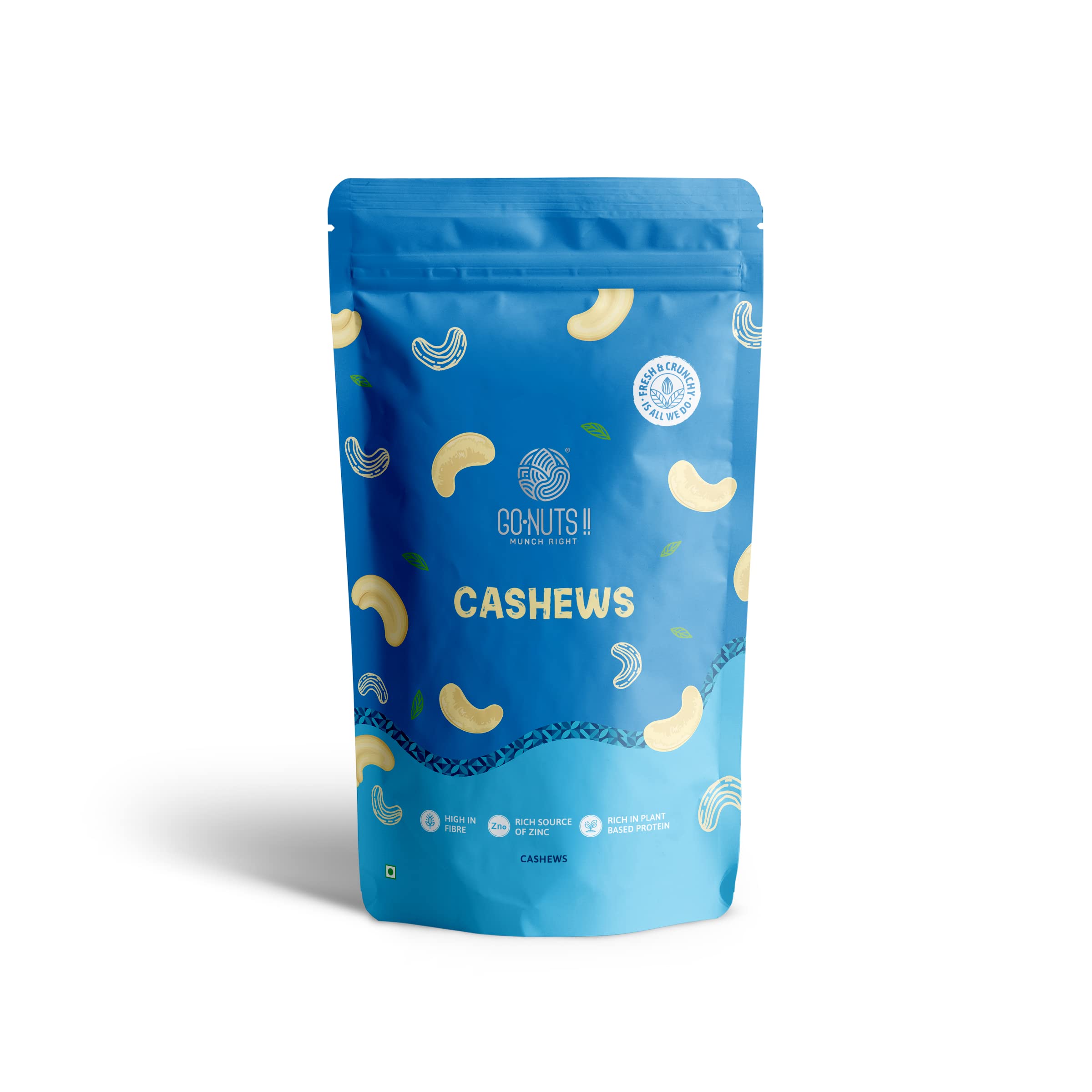 Go Nuts Cashews 250G Whole Cashews Nuts High Protein Snack Rich