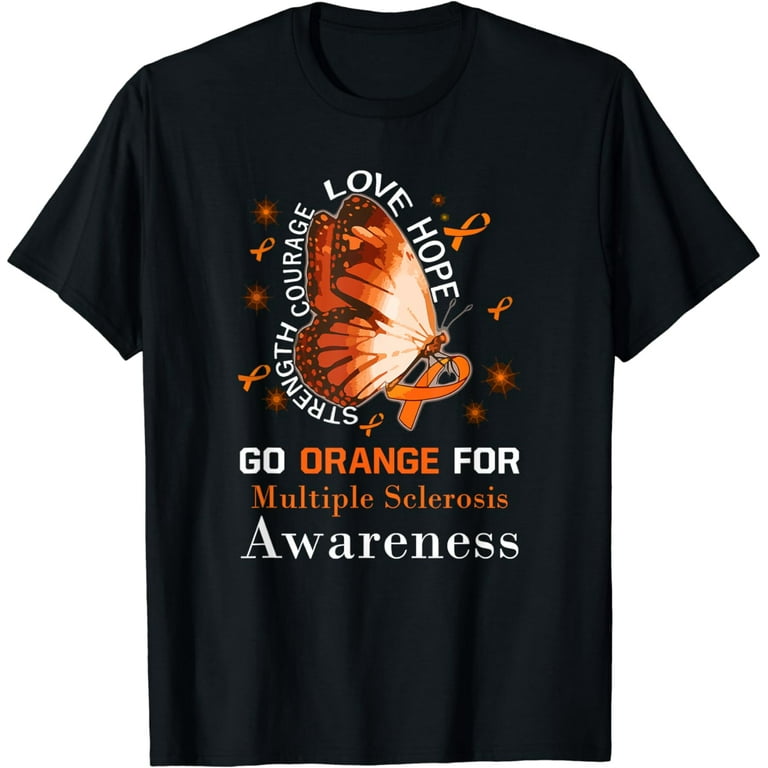 Multiple Sclerosis Awareness T-Shirt Ms Butterflies Shirt Multiple Sclerosis Awareness T-Shirt Ms Butterflies Shirt