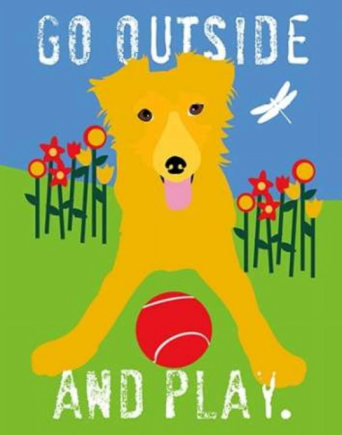 Go Outside and Play Canvas Art - Ginger Oliphant (22 x 28)